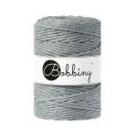 SZNUREK do MAKRAMY - 5 mm - stalowy