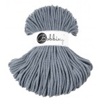 SZNUREK BAWEŁNIANY PLECIONY - 5 mm - denim / real denim