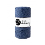 SZNUREK do MAKRAMY 3PLY - 3 mm - jeansowy