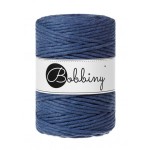 SZNUREK do MAKRAMY 3PLY - 5 mm - jeansowy