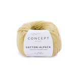 CONCEPT by KATIA Cotton Alpaca - 96 żółty