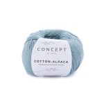 CONCEPT by KATIA Cotton Alpaca - 97 spokojny morski