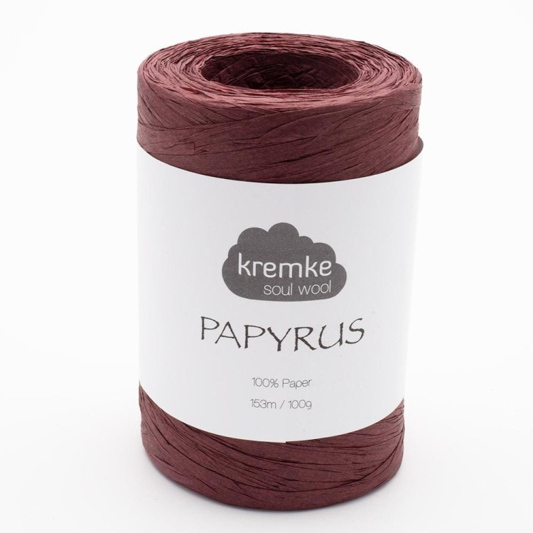 papyrus kremke rafia wloczka papierowa motek wloczki  brunatny.jpg