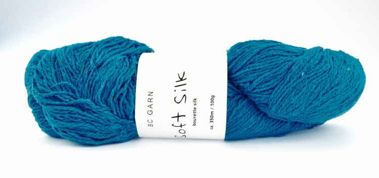 motek włóczka jedwabna bourette bc garn soft silk niebieski.JPG