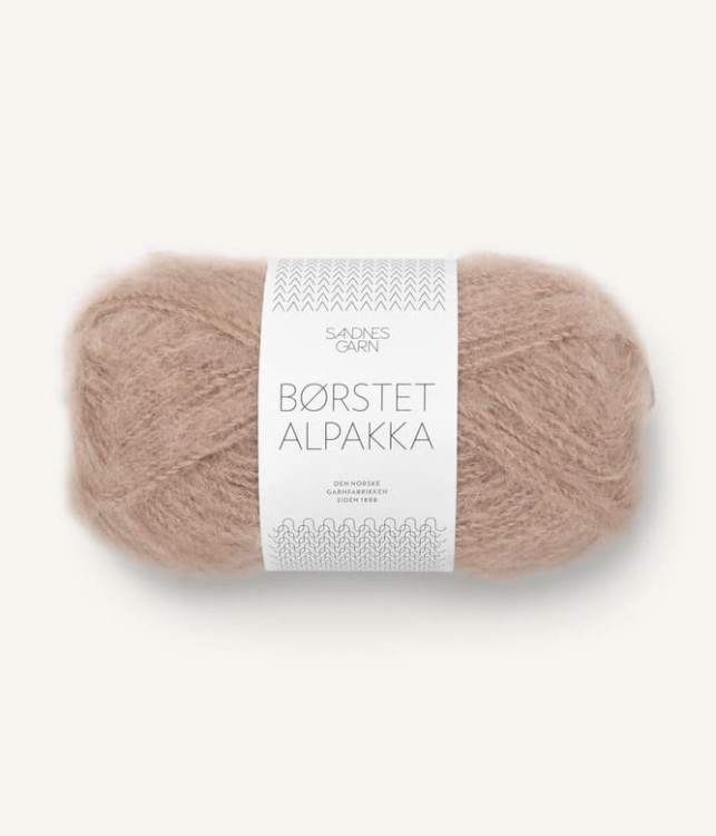 Sandnes garn borsted alpakka brushed alpaca alpaka wloczka z włosem  ciepły bezowy kawa latte 3040_caffe-latte.jpg