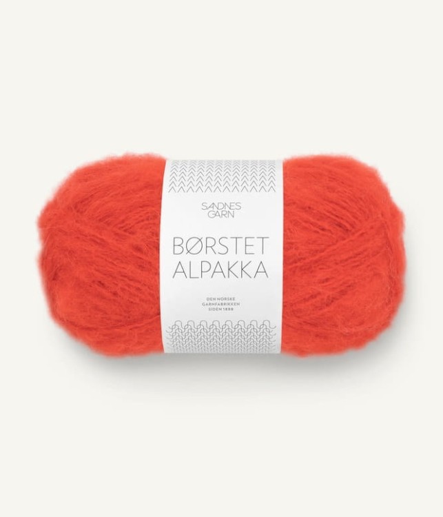 Sandnes garn borsted alpakka brushed alpaca alpaka wloczka z włosem ostry pomaranczowy czerwony 3819_spicy-orange.jpg