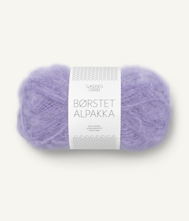 Sandnes garn borsted alpakka brushed alpaca alpaka wloczka z włosem lawendowy fioletowy lila 5224_lys-lilla.jpg