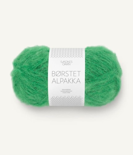 Sandnes garn borsted alpakka brushed alpaca alpaka wloczka z włosem ostry zielony szmaragdowy 8236_jellybean-green.jpg