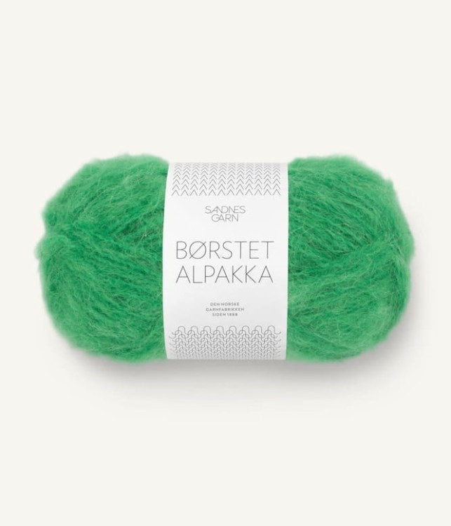 Sandnes garn borsted alpakka brushed alpaca alpaka wloczka z włosem ostry zielony szmaragdowy 8236_jellybean-green.jpg
