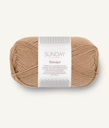 sandnes garn włóczka sunday petiteknit 100% wełna merynosa : merino 2542 camel.jpg