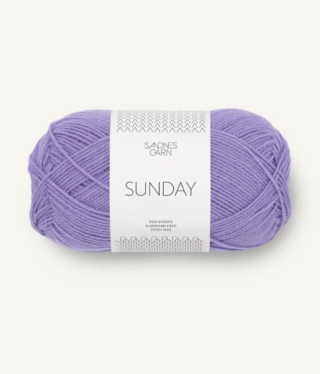 sandnes garn wloczka sunday 100% welna merynosa merino 5224_lys-lilla.jpg