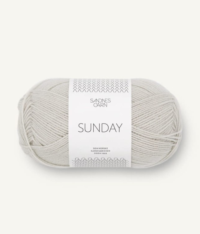 sandnes garn wloczka sunday 100% welna merynosa merino  3820_perlegraa.jpg