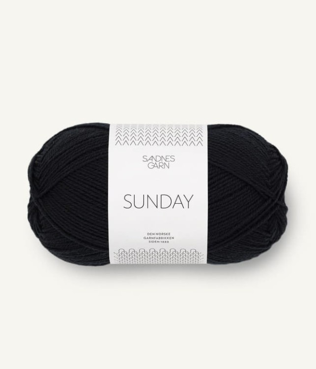 sandnes garn wloczka sunday 100% welna merynosa merino 1099 czarny.jpg