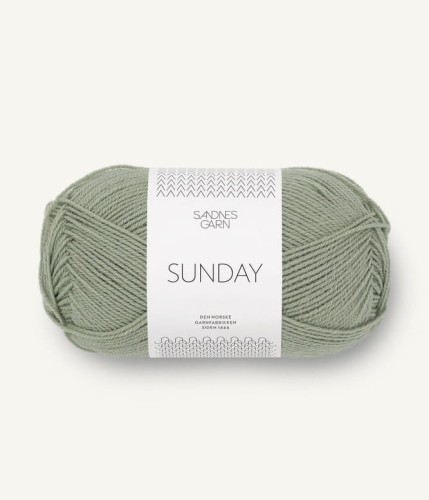 sandnes garn wloczka sunday 100% welna merynosa merino 8521_stovet-lys-gronn.jpg