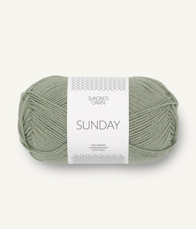sandnes garn wloczka sunday 100% welna merynosa merino 8521_stovet-lys-gronn.jpg
