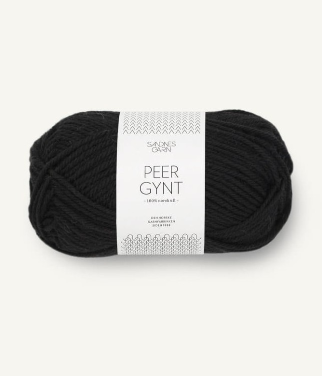 wloczka peer gynt sandnes garn 100% welna owcza norweska  1099 czarny.jpg