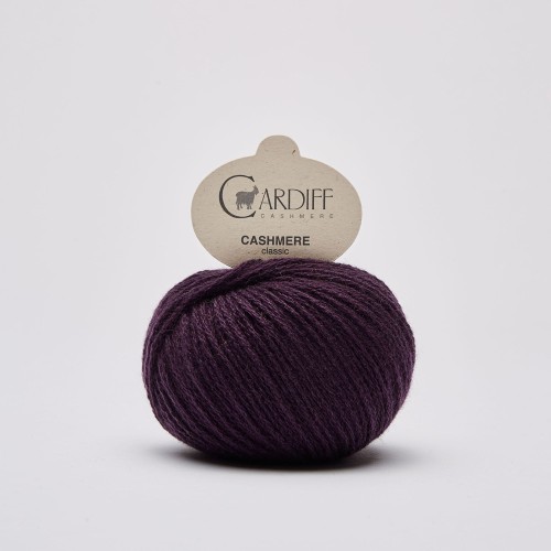 CASHMERE CLASSIC CARDIFF włóczka kaszmirowa kaszmir 100% 601 uva.jpg