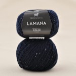 Lamana Como Tweed - 11 granatowy