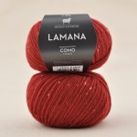 Lamana Como Tweed - 33 czerwony karminowy