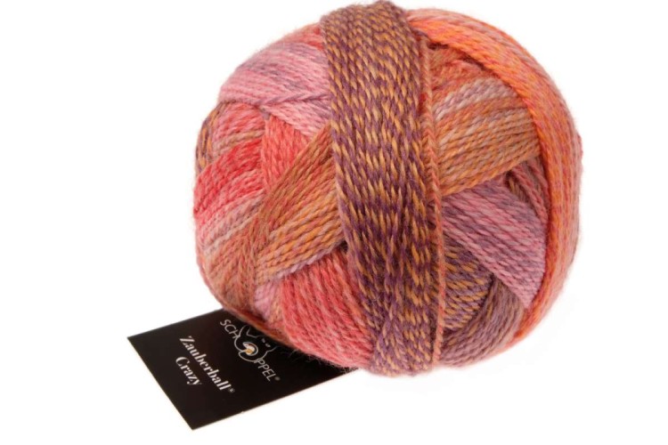 crazy zauberball schoppel wolle wloczka skarpetkowa welna nylon biodegradowalny mix pomaranczowy 2546.jpg