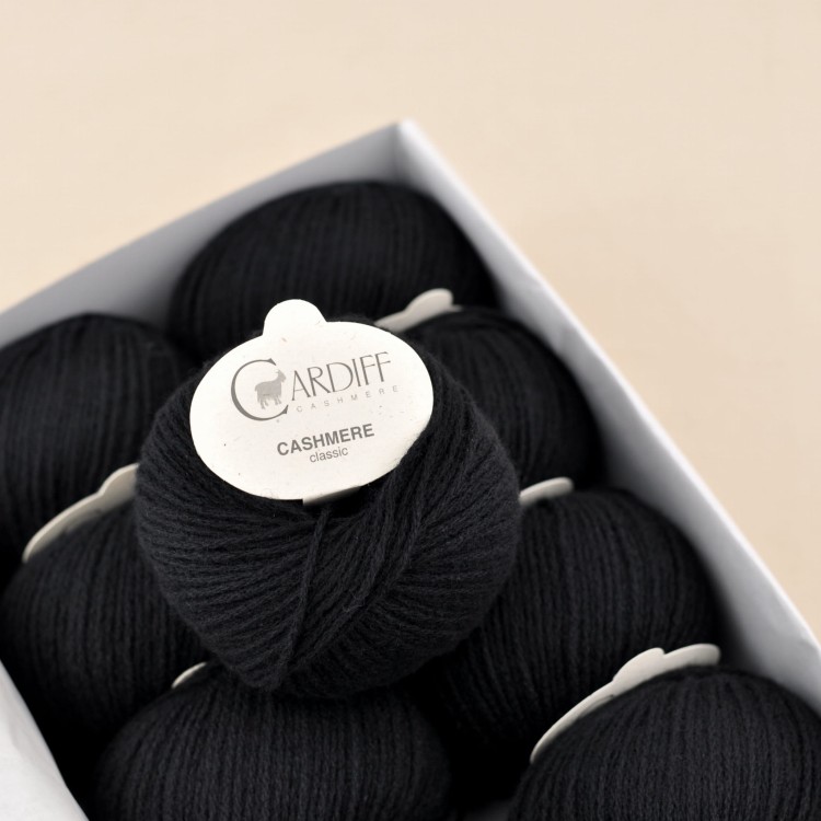 kaszmir cardiff cashmere classic wloczka kaszmirowa nero czarny. 516JPG.JPG