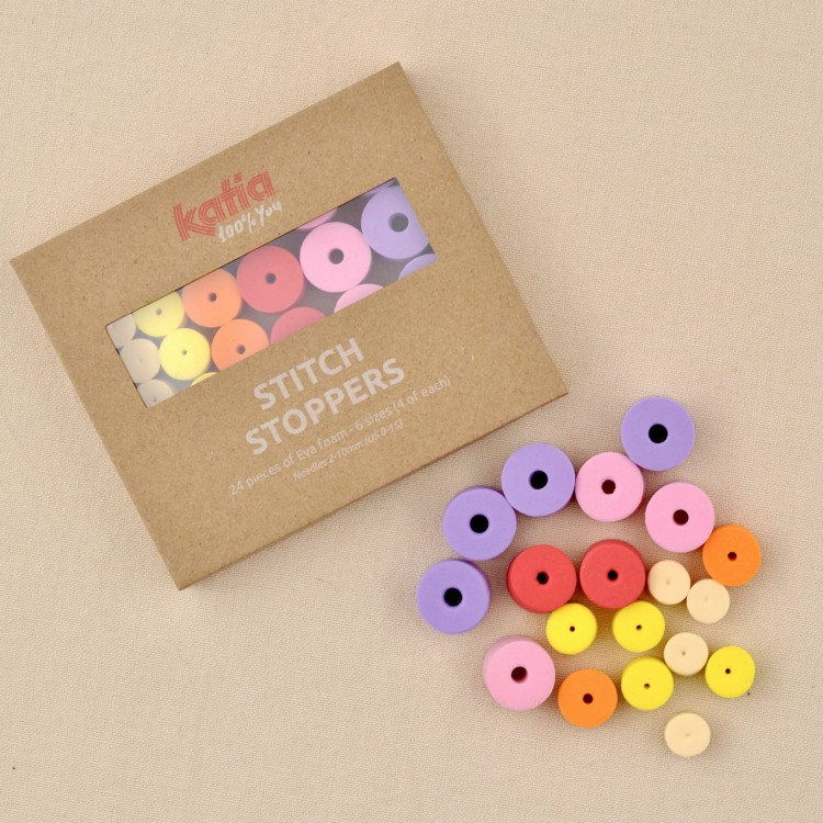 stopery piankowe na druty zatyczki zestaw katia.JPG