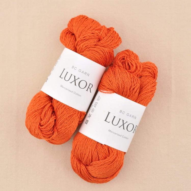 cienka wloczka bawelniana bawelna merceryzowana najwyzsza jakosc luxor bc garn knitlab pomaranczowy.JPG