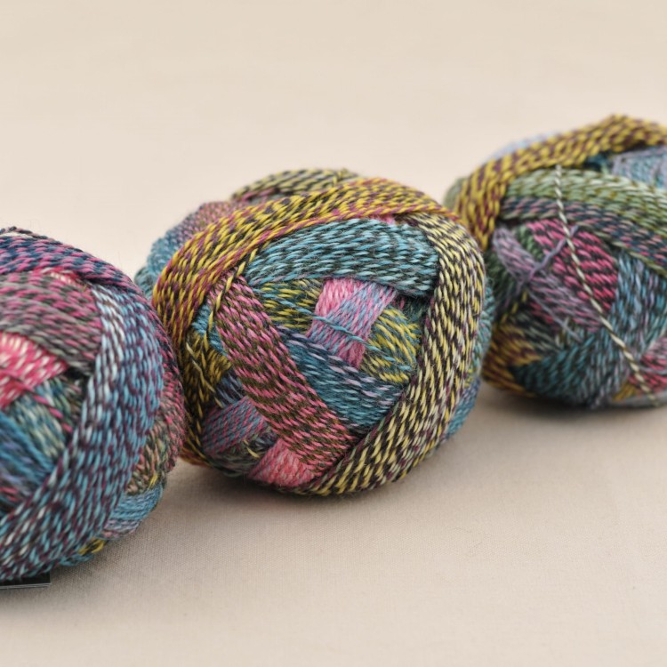 welna na skarpety wloczka welniana na skarpetki merino crazy zauberball schoppel wolle 2389 mix.JPG