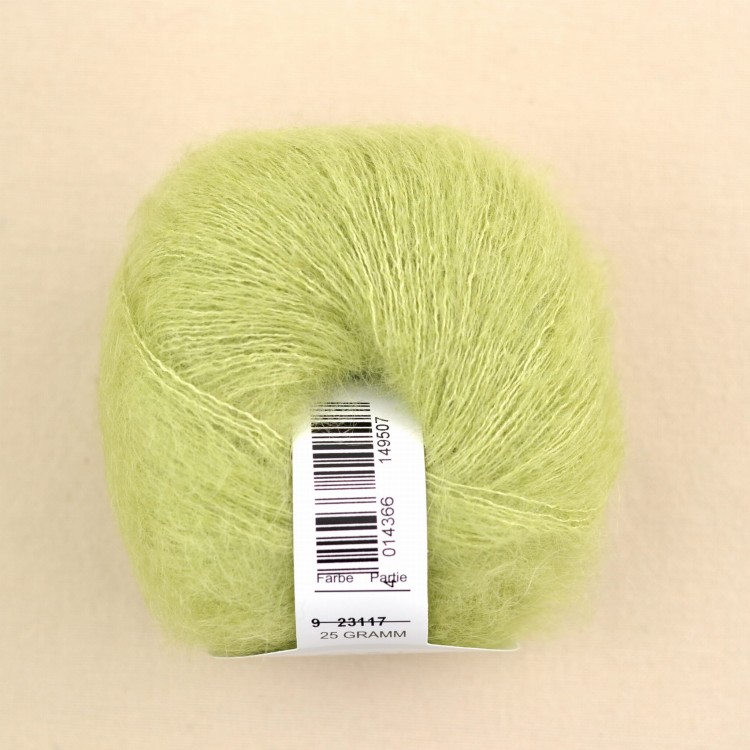 kid silk drops carlton welna moher z jedwabiem wloczka moherowa limonka.JPG