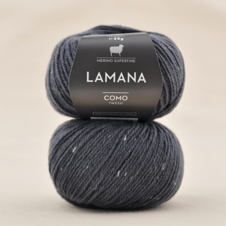 welna merino tweed lamana como tweed miekka wloczka dla dzieci grafitowy szary.JPG