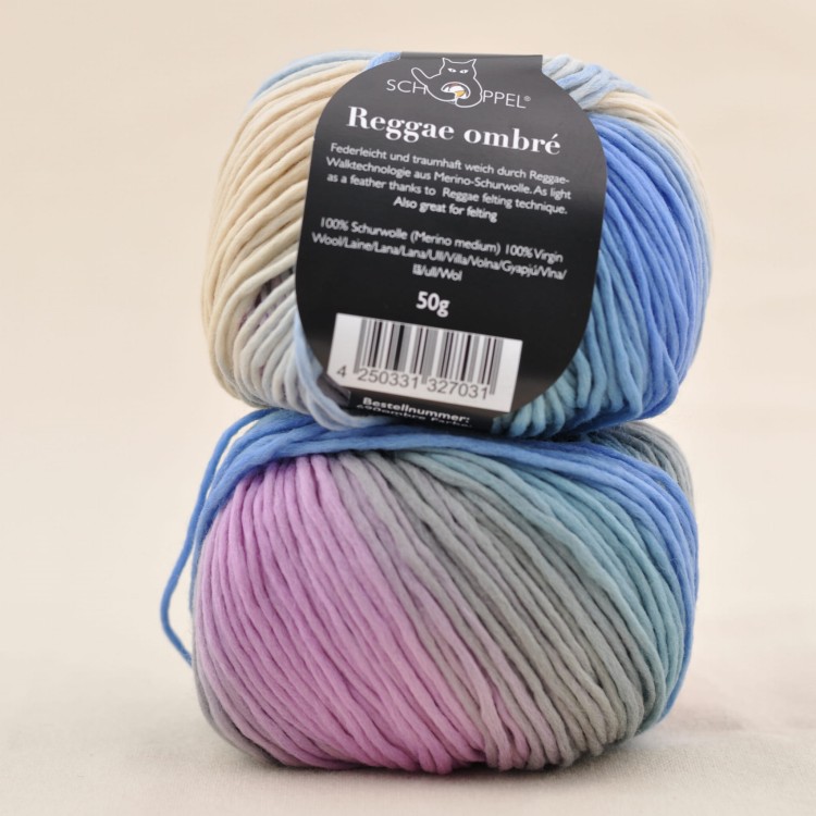 wloczka reggae schoppel wolle welna merino merynosa wloczka dla poczatkujacych niegryzaca bezowy niebieski rozowy 2307 rush.JPG