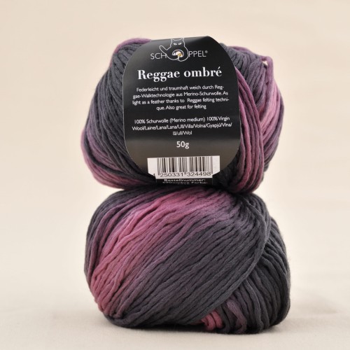 wloczka reggae schoppel wolle welna merino merynosa wloczka dla poczatkujacych niegryzaca 2246 twilin zone rózowy szary.JPG