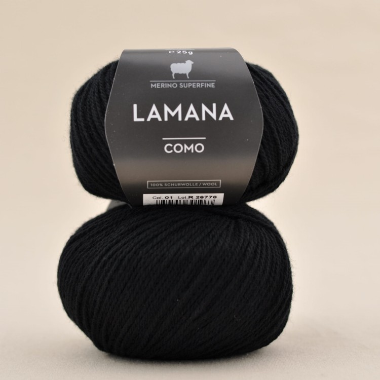 wloczka merynos welna merino 100% niegryzaca wloczka dla dziecka lamana como tweed czarny 01.JPG