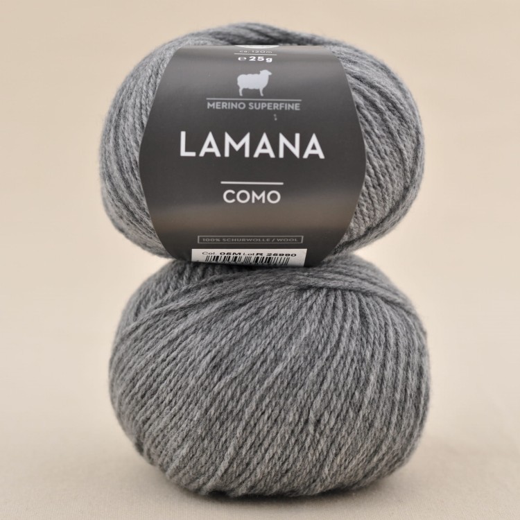 wloczka merynos welna merino 100% niegryzaca wloczka dla dziecka lamana como tweed 05 szary sredni melanz.JPG