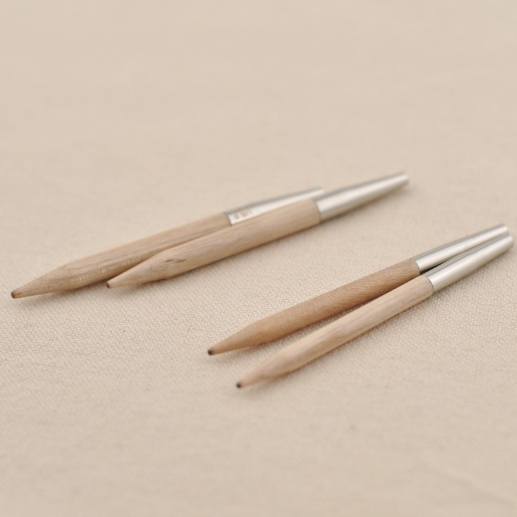 drewniane druty wymienne lykke naturale bezowe druty krótkie do dziergania zylki lykke knitpro.JPG
