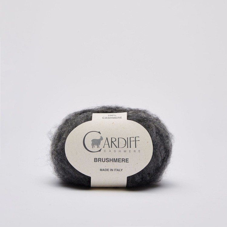 cardiff cashmere włóczka kaszmirowa BRUSHMERE_105_GREYMEL_ szaryjpg.jpg