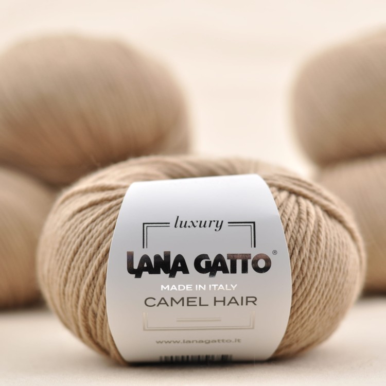 wloczka camel hair lana gatto welna wielbłąda wełna merino niegryząca włóczka 5403 cieply bezowy.JPG