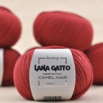 CAMEL HAIR - 5911 czerwony (Lana Gatto)