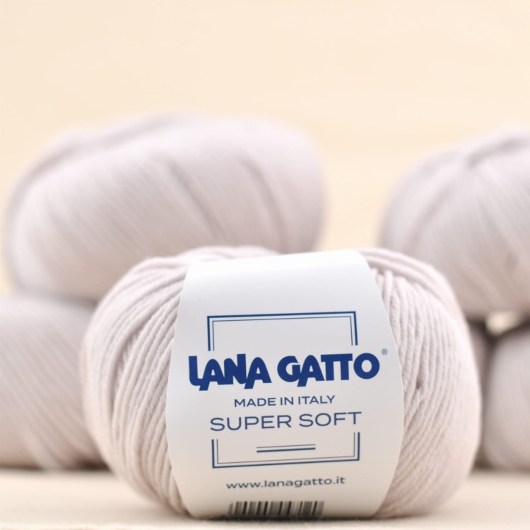 włóczka merino super soft lana gatto wełna merynosa niegryząca wloczka dla dziecka bezowy perlowy 13701.JPG