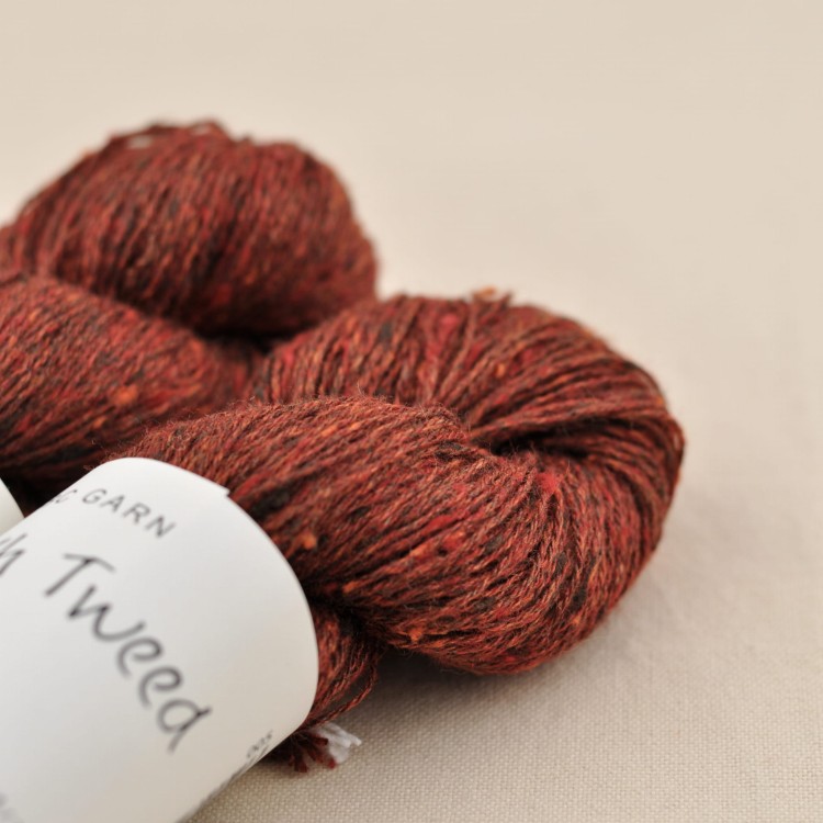tussah tweed jedwab naturalny wloczka jedwabna tweed bc garn.JPG