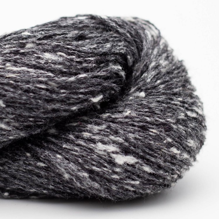 tussah tweed wloczka jedwabna jedwab welna wloczki na lato tweed bc garn szary 013.jpg