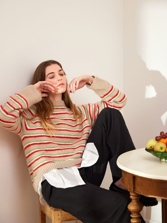 sandnes garn wzor na druty sweter north sweater tynn silk mohair wloczka sunday.jpg