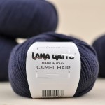 CAMEL HAIR - 5914 granatowy (bluetee) (Lana Gatto)