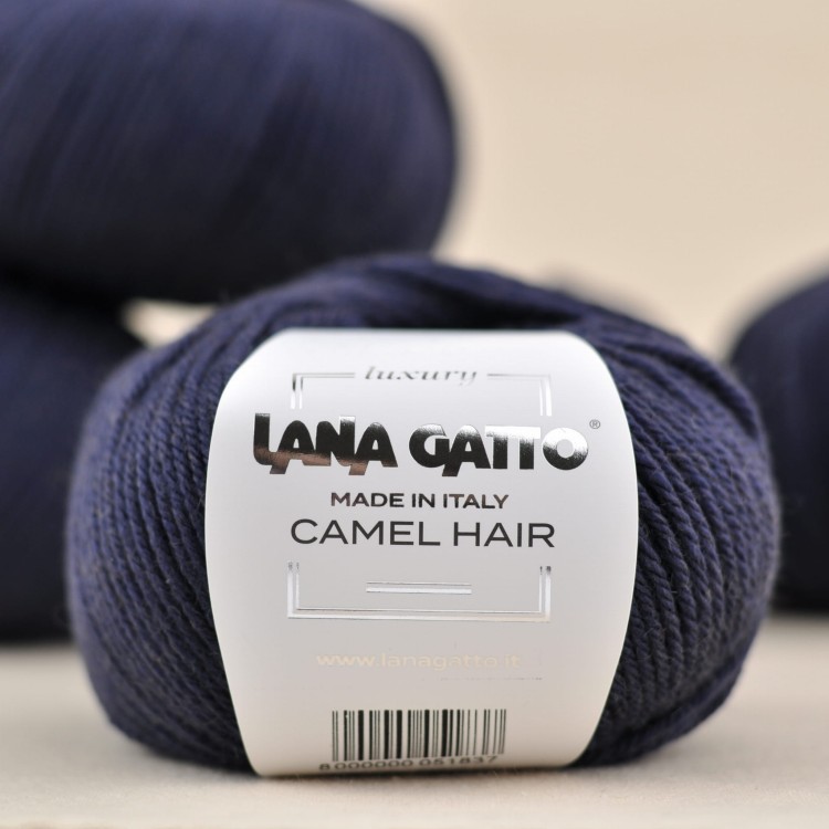 lana gatto wloczka welna merino wielblada miękka wloczka granatowa camel hair 5914.JPG