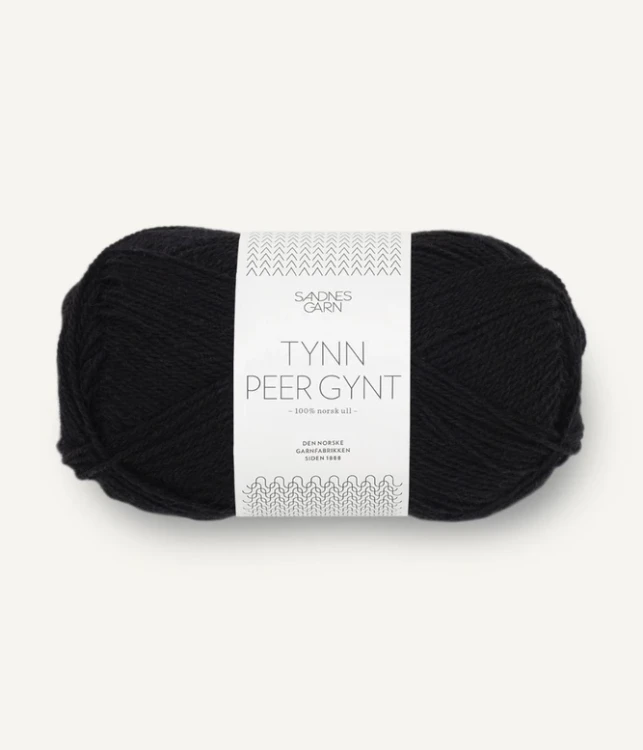 motek włóczki tynn peer gynt welna norweska na sweter norweski 1099 czarny.jpg