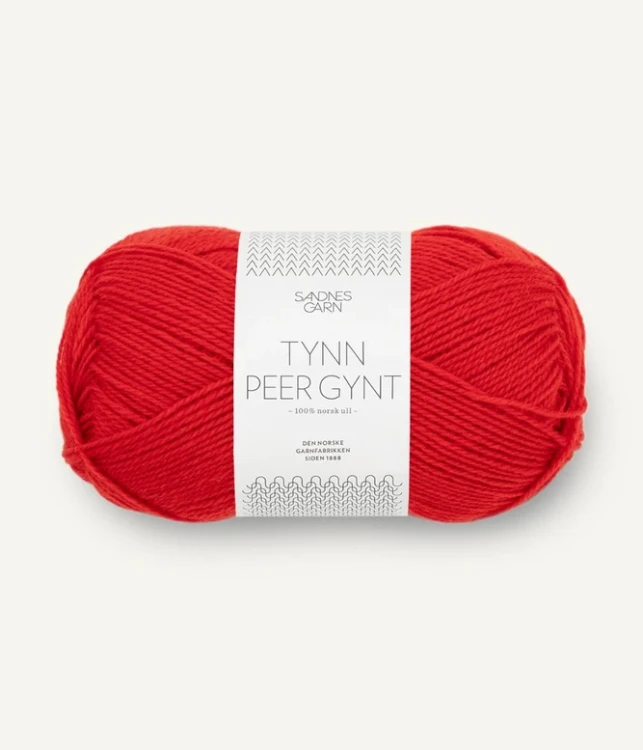 motek włóczki tynn peer gynt welna norweska na sweter norweski czerwony 4018_scarlet-red_300dpi_noste.webp