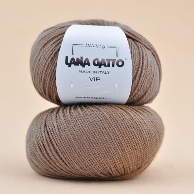 wloczki lana gatto vip welna merino merynosa wloczka niegryzaca kaszmir motek 14562 brązowy beżowy.jpg