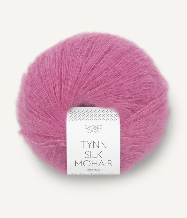motek włóczki sandnes tynn silk welna norweska na sweter moher z jedwabiem rozowy 4626_shocking-pink_300dpi_noste.jpg.webp
