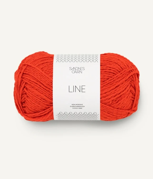 motek sklep włóczki na lato bawełniana lniana z wiskoza Sandnes line pomaranczowy 3819_spicy-orange_300dpi_noste.jpg