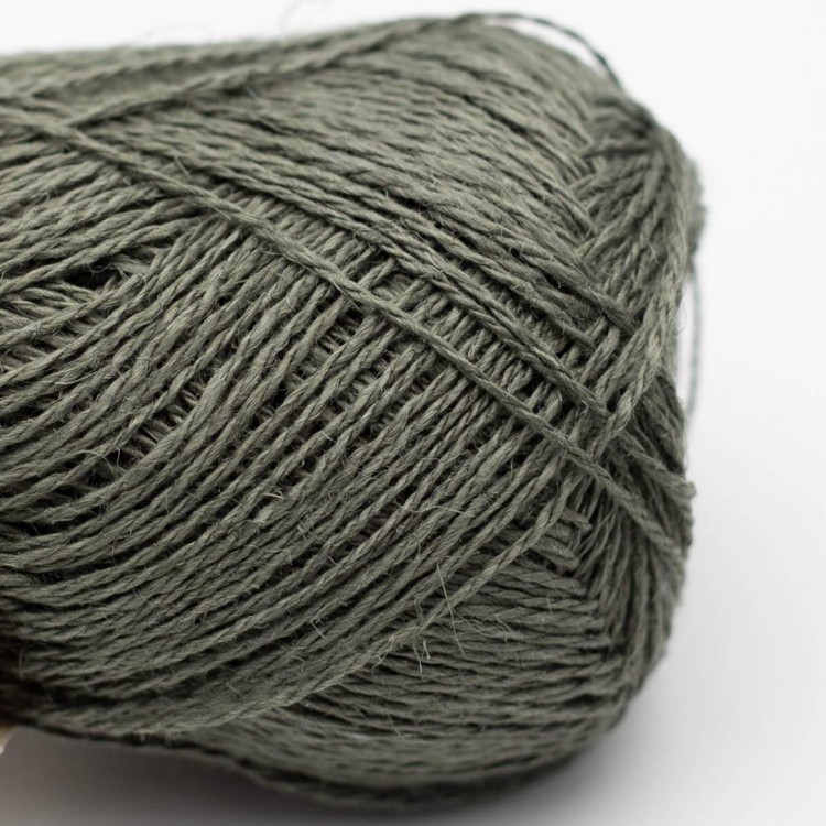 sklep motek wloczka na lato bawelniana lniana BC garn lino 60 zielony khaki oliwkowy.jpg